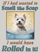 Westie pet dog Funny Flexible