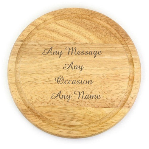 Personalised engraved round - engraved,