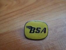 VINTAGE CLASSIC 70S BSA MOTORCYCLES YELLOW BIKE MOTORBIKE ENAMEL PIN BADGE