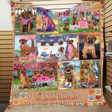 Rhodesian Ridgeback Quilt Dog