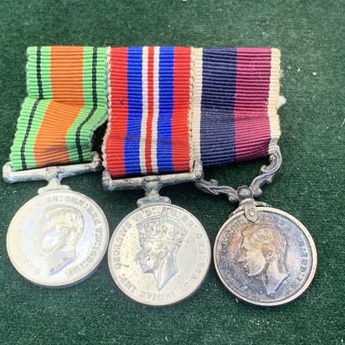 Ww2 miniature medal group 3 - medal,