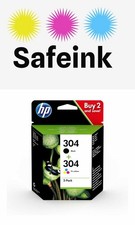 HP 304 2-pack Black &