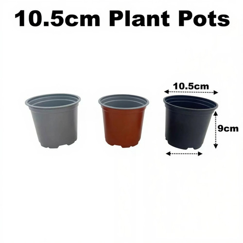 5cm plant pots round - 10.5cm,