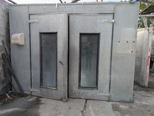 Vehicle spray booth - vehicle,