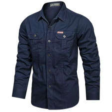 100% Cotton Mens Long Sleeve