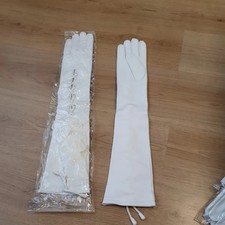 Vintage Pair Of White Long