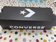 Converse All Star Women's Low Top Trainers Black/White, Size UK 5.5 Wide Fit.