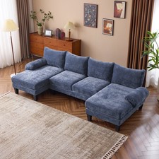 4-Seat Sofa Set with Corduroy