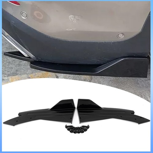 Gloss rear bumper diffuser - rear,