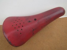 Old School Red BMX Saddle - Fenyane