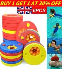 6PCS Kids Arm Float Discs Swimming Arm Bands Detachable Pool EVA Foam Armbands