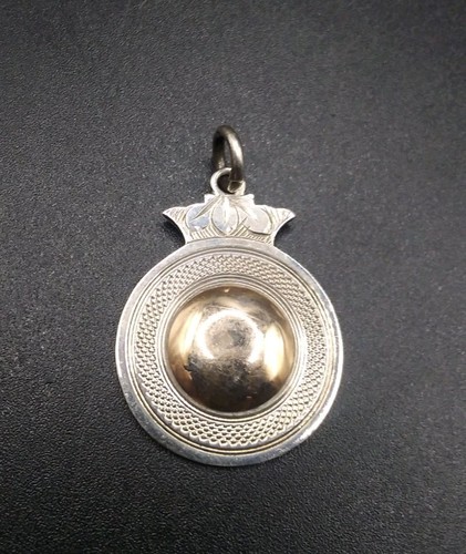 Vintage silver watch - silver, fob