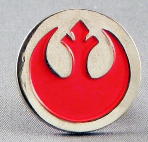 Rebel alliance pin - alliance, badge.