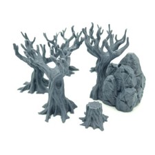 Set of 6 Trees Wargaming