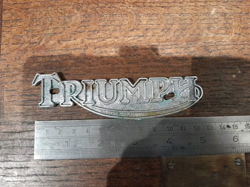 Vintage triumph motorcycle - vintage,