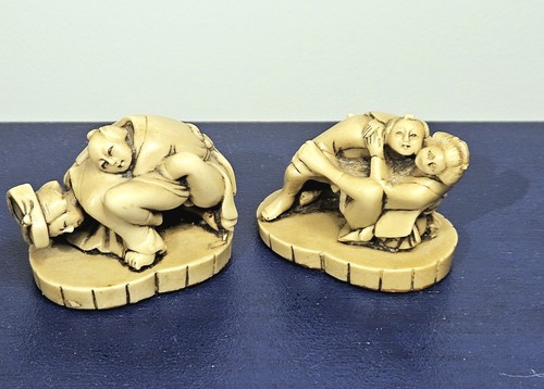 Japanese resin okimono - resin,
