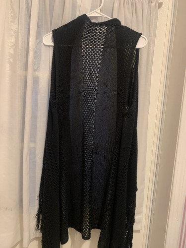 Women long black open - women’s,