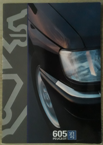 Peugeot 605 brochure 1995 - peugeot,