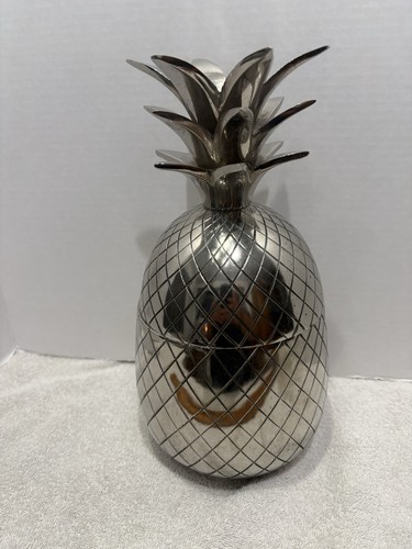 Vintage silver pineapple - vintage, ice