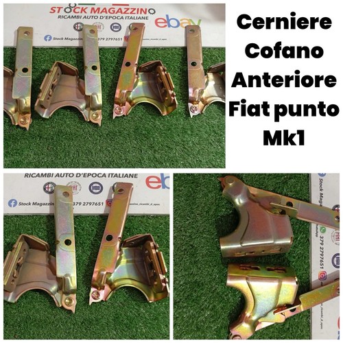 Pair front bonnet hinges - of,