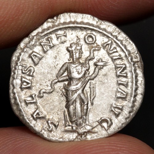 Snake goddess denarius - snake,