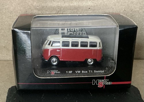 Bus samba 87 red - vw, 1:87