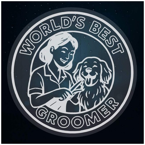 World best groomer static - 'world's, groomer'
