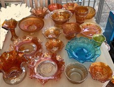 VINTAGE JOBLOT OF CARNIVAL GLASS WARE