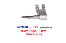 Suspension arm steering fork