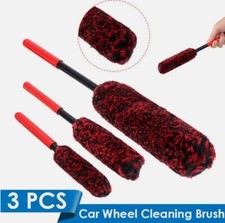 3PCS Car Wheel Cleaning Brush