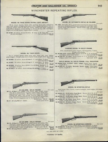 1927 paper winchester - 1927, ad