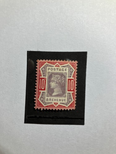 Queen victoria 10d purple - victoria, red