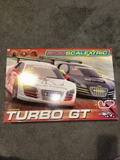 Scalextric Micro 1:64 Scale Turbo GT Audi R8 Cars Racer Track Slot Car Set