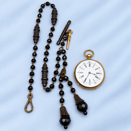 Antique french 18ct gold - french, 32mm