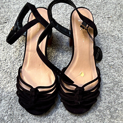 New look black strappy - new,