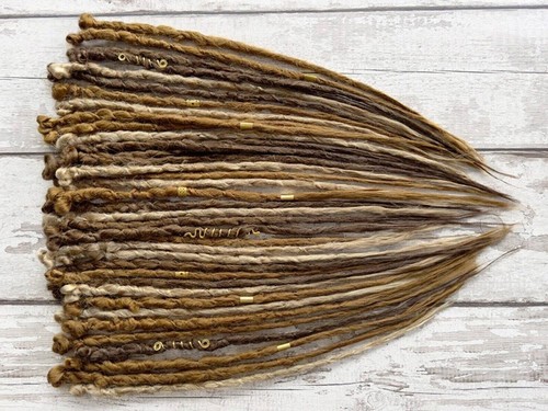 Brown blonde crochet - brown, dreadlock