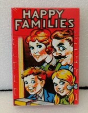 Vintage HAPPY FAMILIES Pack of Playing Cards Still sealed in cellophane