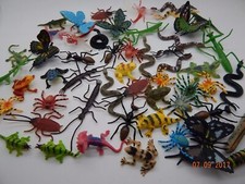50 Mini plastic Insects Bugs