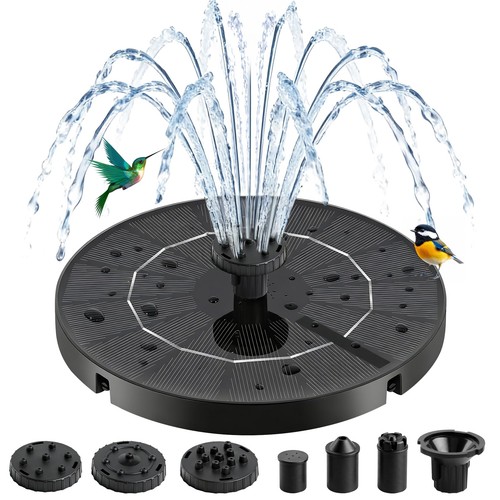 Solar fountain pump with - fountain,