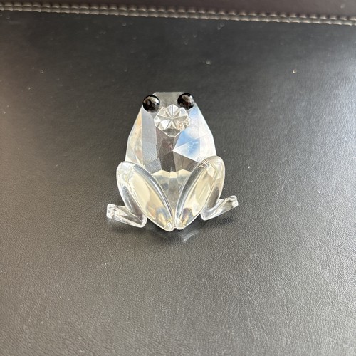 Swarovski crystal frog figure - swarovski,