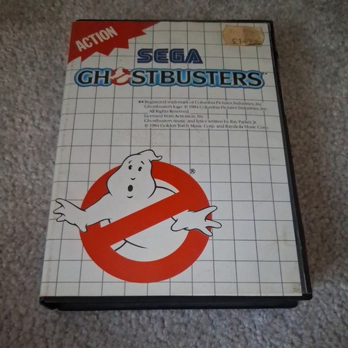 Ghostbusters sega master - ghostbusters,