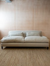 Graham and Green Campbell Three-Seater Sofa – Mink Italian Linen