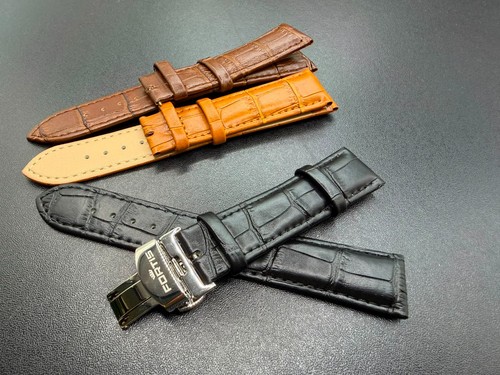 Fortis leather croc strap - fortis,