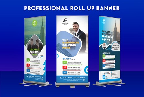 Roller banner printed - banner,