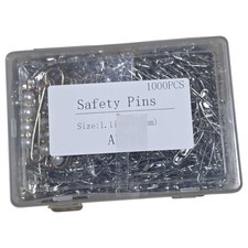 1000 x  Safety Pins 28mm / 1.1 inchs -  Sewing, Running,Cycling,Sport, Nappies