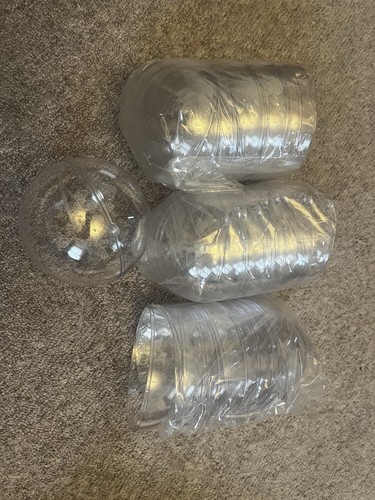 Clear plastic fillable - clear,
