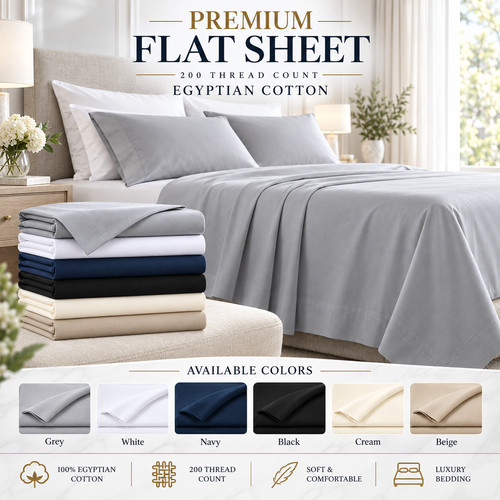 Cotton rich flat - rich, super