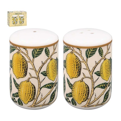Ceramic salt pepper shakers - &,