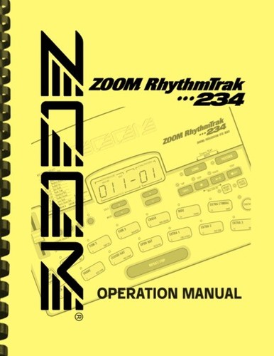 Zoom rhythmtrak 234 drum - rhythmtrak,