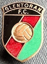 GLENTORAN FC Vintage badge